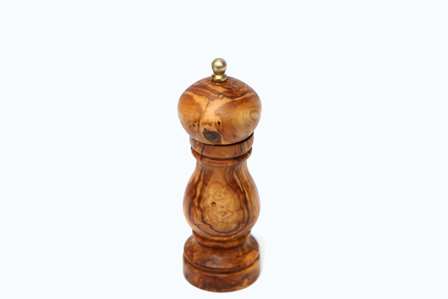 Olive Wood Salt/Pepper Mill | Wooden Spice/Herb/Coffee Grinder