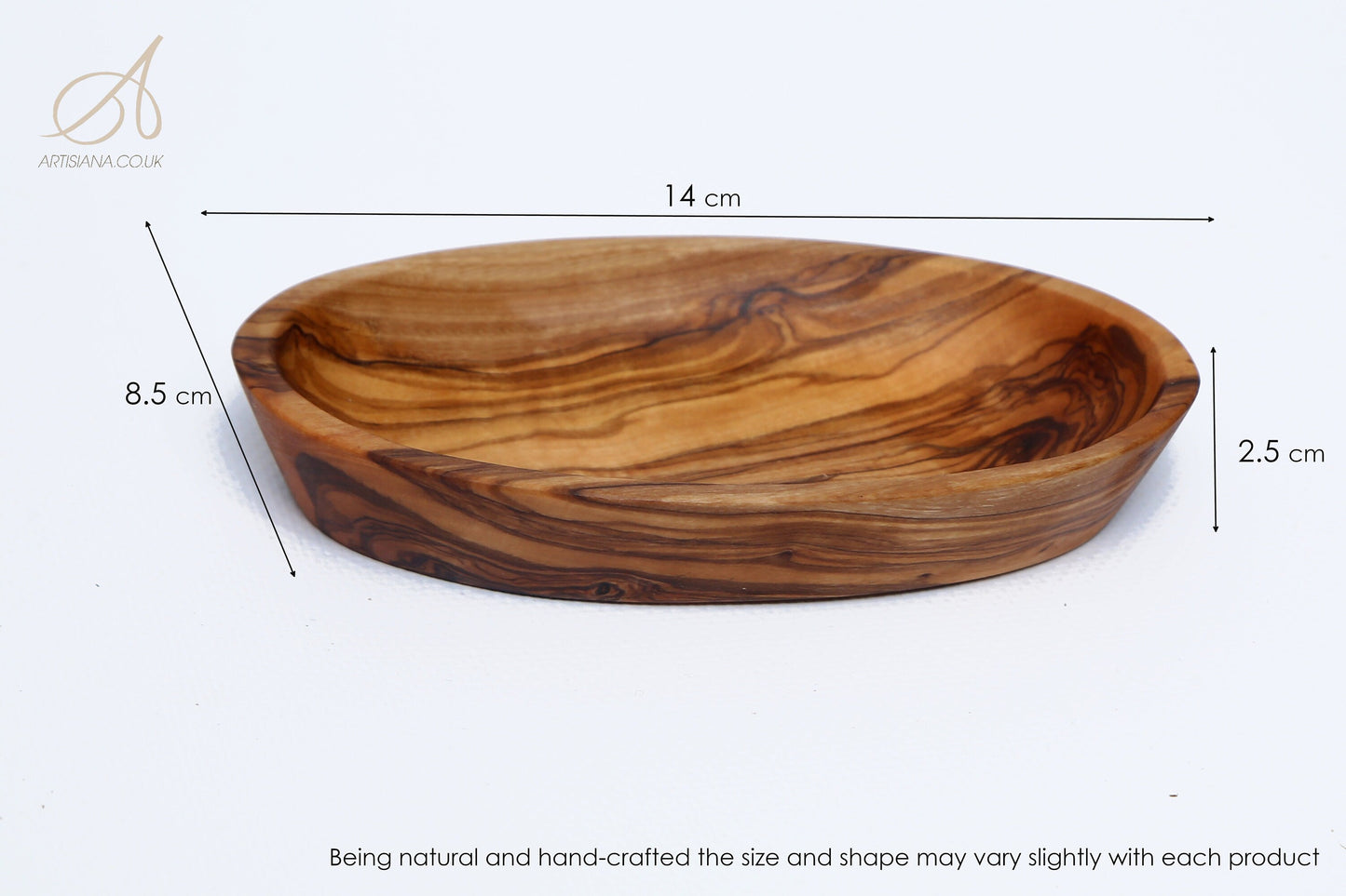 Olive Wood Small Oval Dish