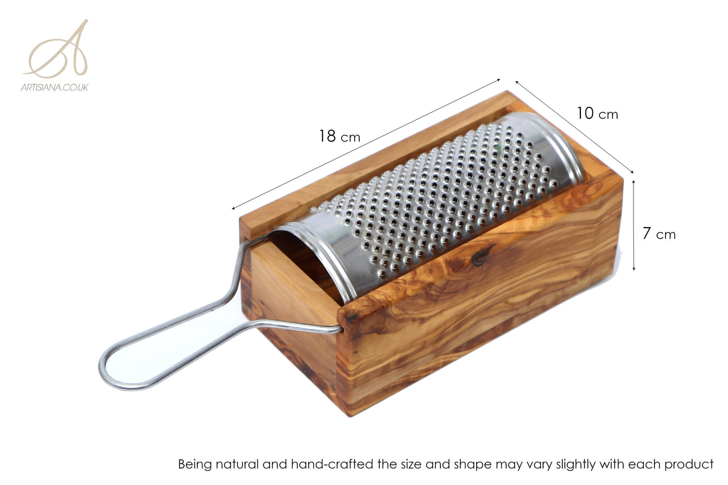 Olive Wood Cheese Grater 18 cm