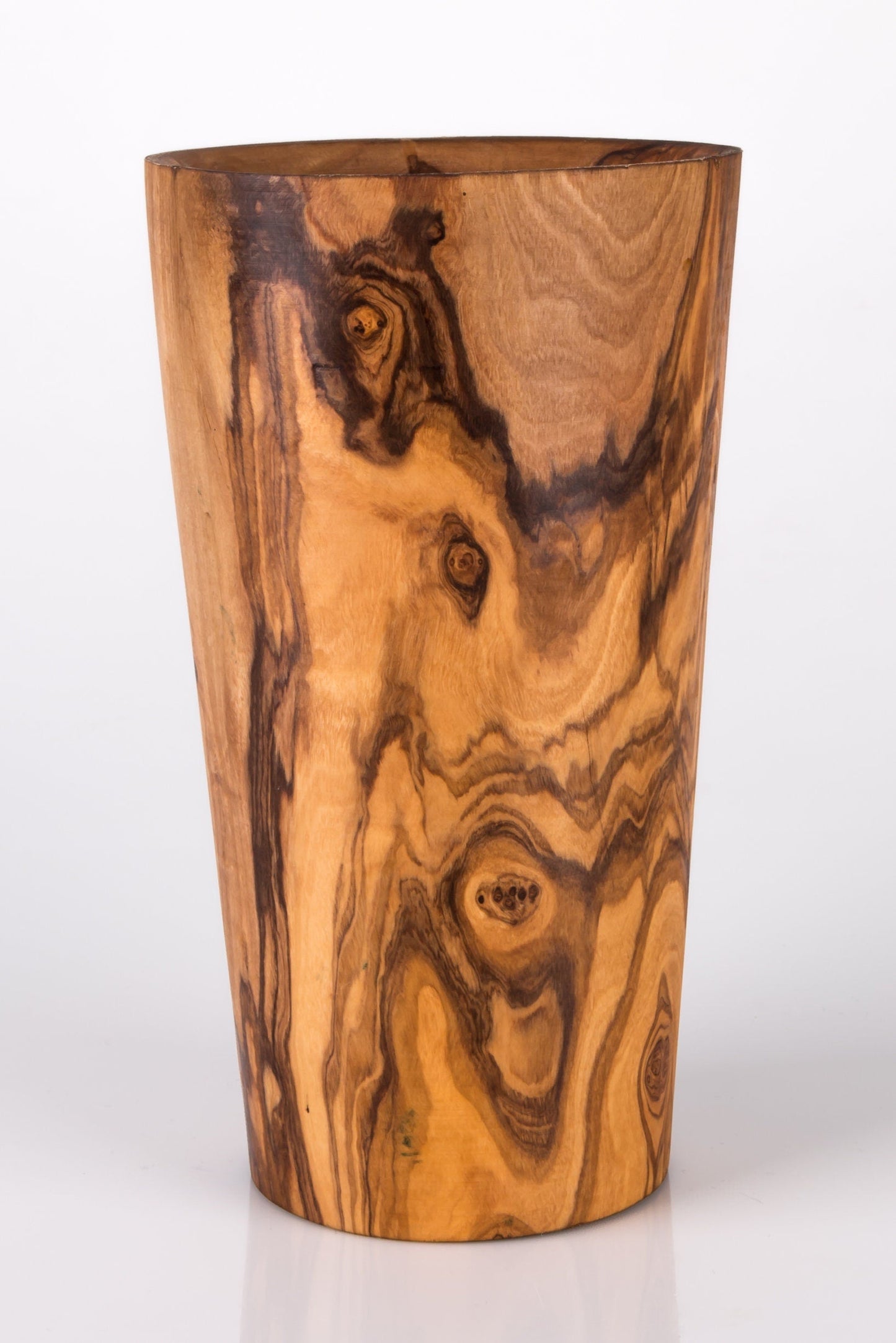 Olive Wood Cutlery & Utensils Holder 19 cm, wooden holder, gift