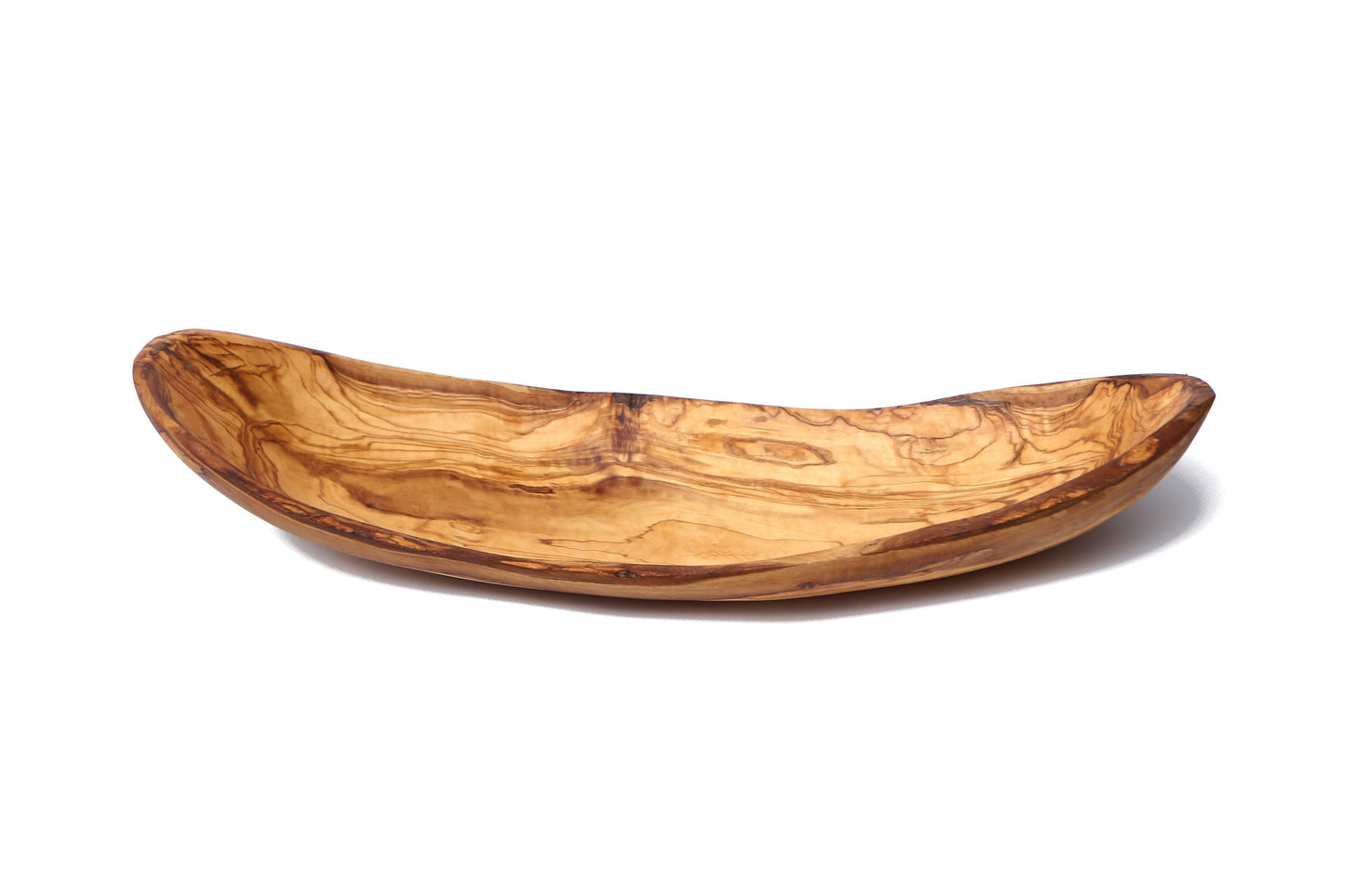 Olive Wood Large Boat Shaped Serving Dish 50 cm, Sustainably Sourced, Eco-Friendly, handmade, gift