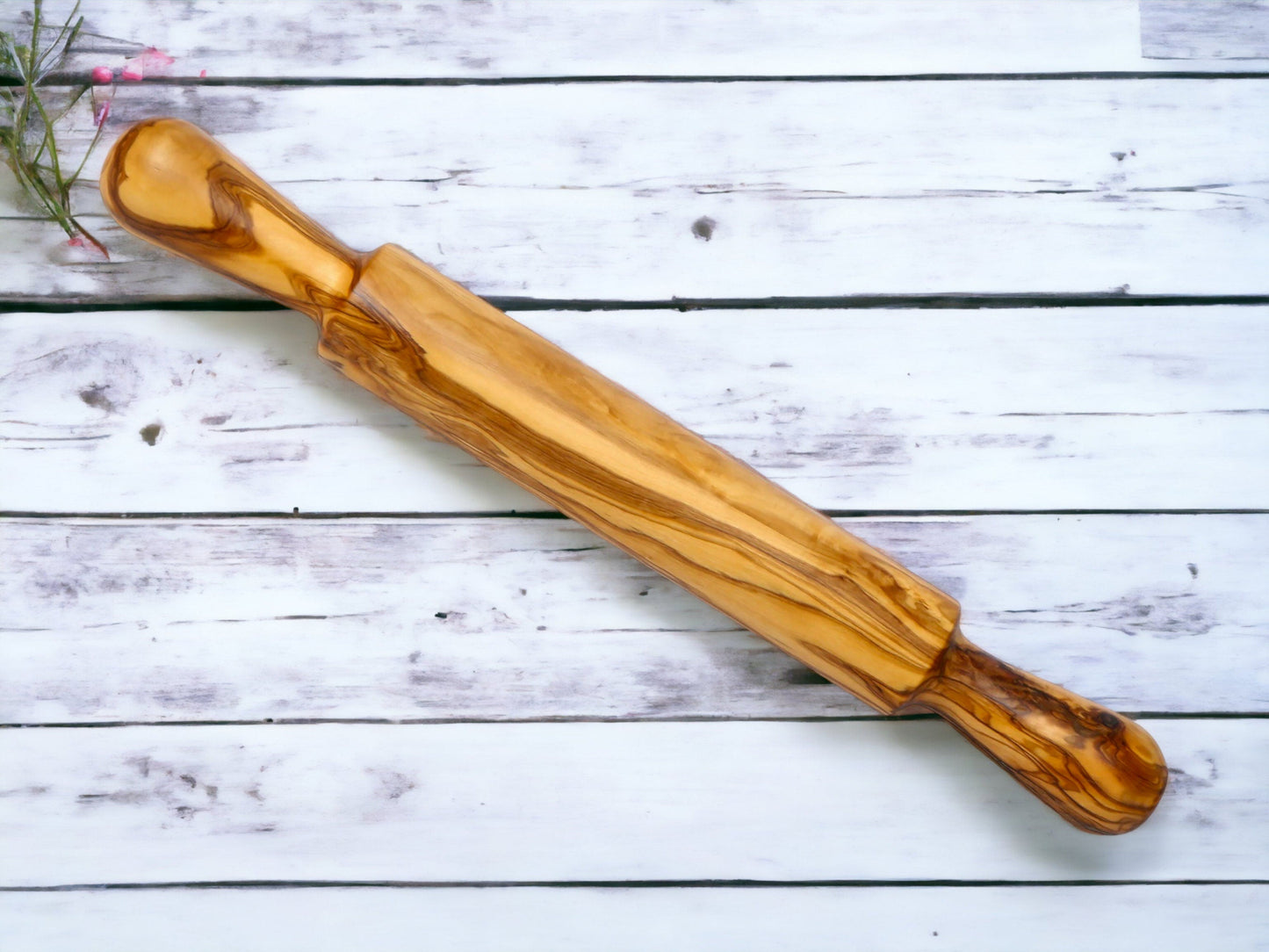 Handcrafted Olive Wood Rolling Pin | Durable Hardwood | Sustainably Sourced | Cake Baking | Gifts For Bakers & Chefs | Various Sizes