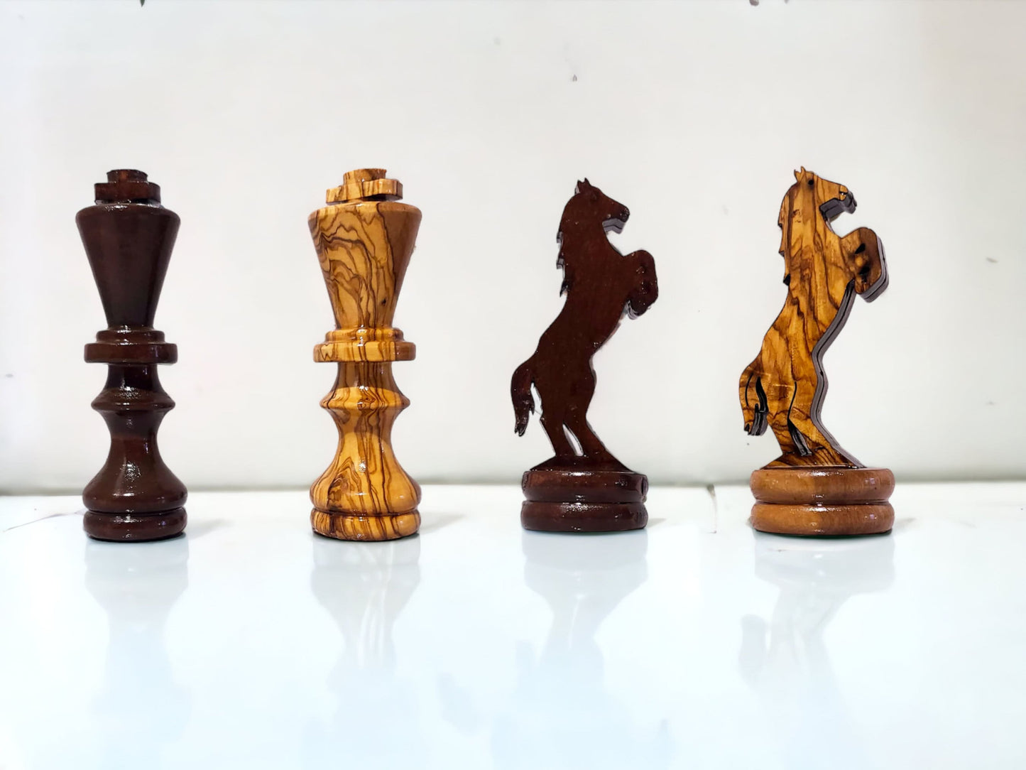 Olive wood chess pieces only, handmade, Sustainably Sourced, Eco-Friendly, home decor, birthday gift, christmas gift, wedding gift