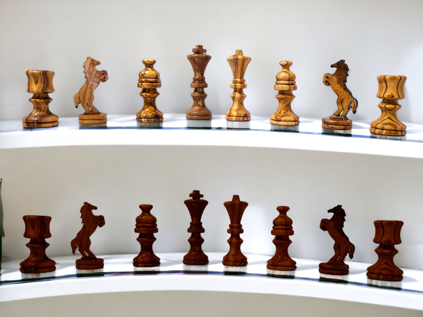 Olive wood chess pieces only, handmade, Sustainably Sourced, Eco-Friendly, home decor, birthday gift, christmas gift, wedding gift