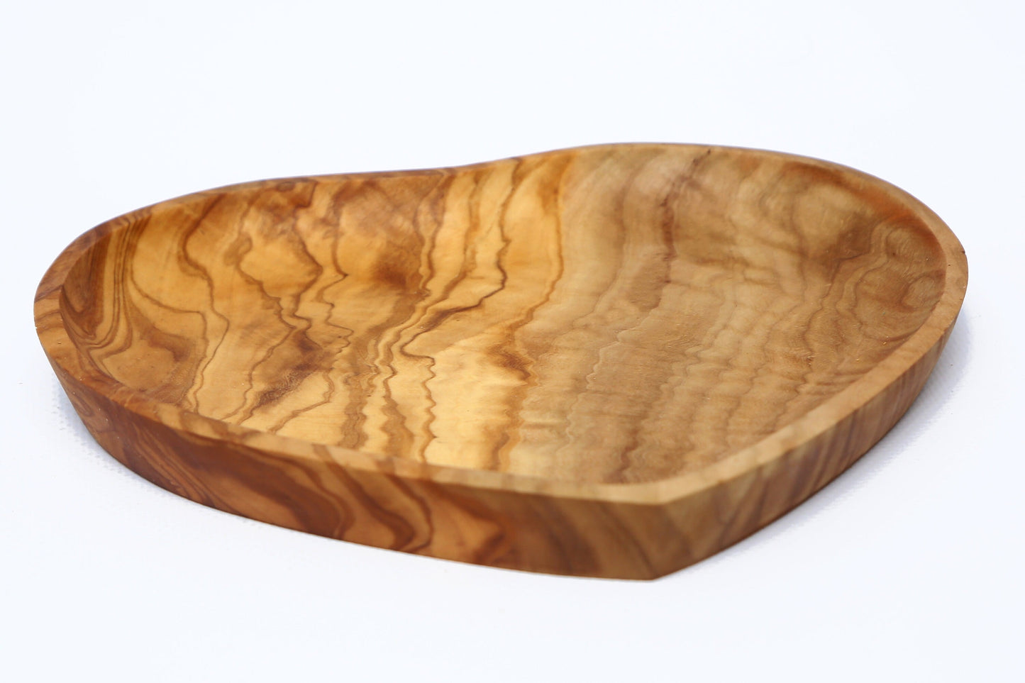 Olive Wood Heart Shaped Wooden Dish | Small | Medium | Large | Set