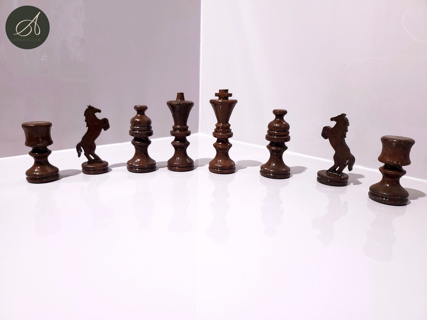 Olive wood chess pieces only, handmade, Sustainably Sourced, Eco-Friendly, home decor, birthday gift, christmas gift, wedding gift