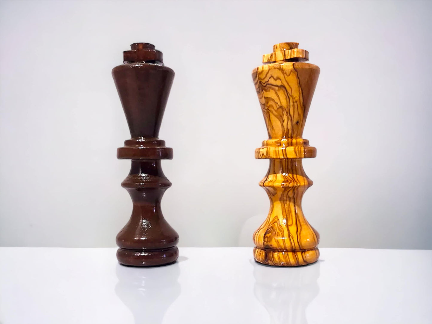Olive wood chess pieces only, handmade, Sustainably Sourced, Eco-Friendly, home decor, birthday gift, christmas gift, wedding gift
