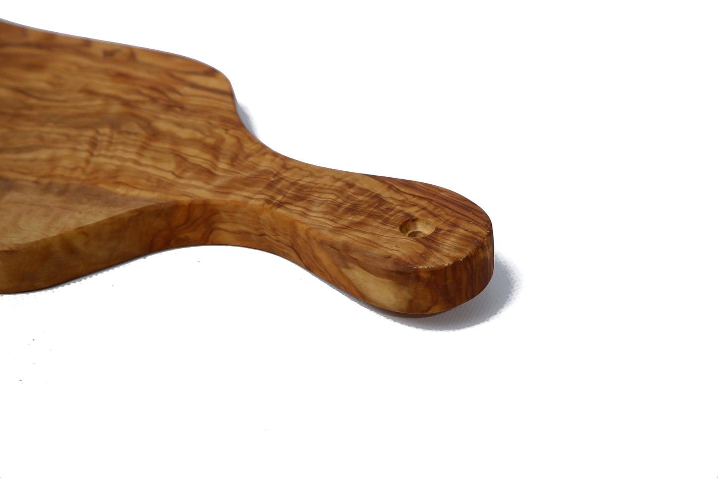 Olive Wood Small Charcuterie Board Wooden Serving Platter W/ Handle | Various Sizes
