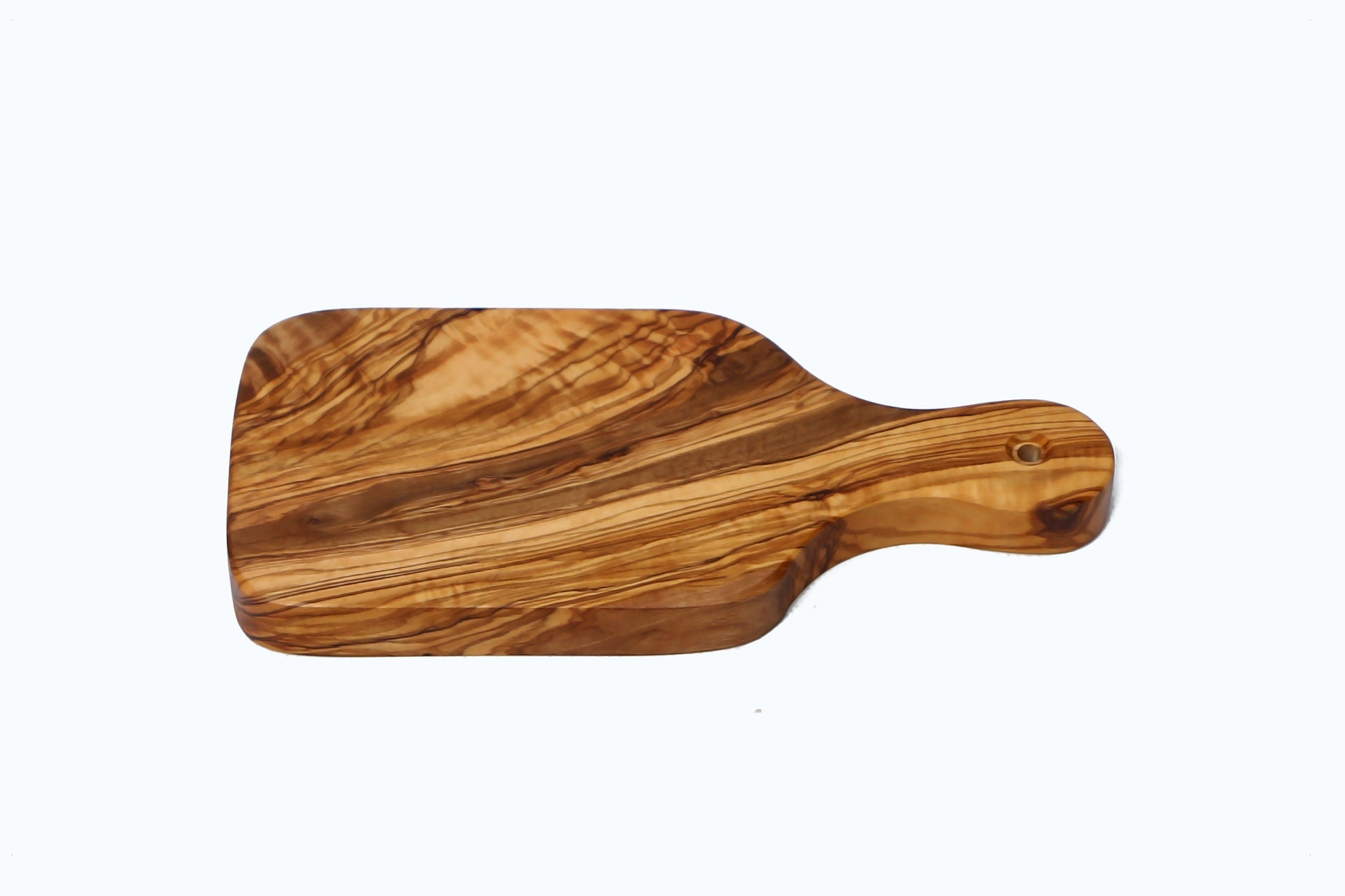 Olive Wood Wooden Charcuterie Serving Board W/ Handle | Various Sizes