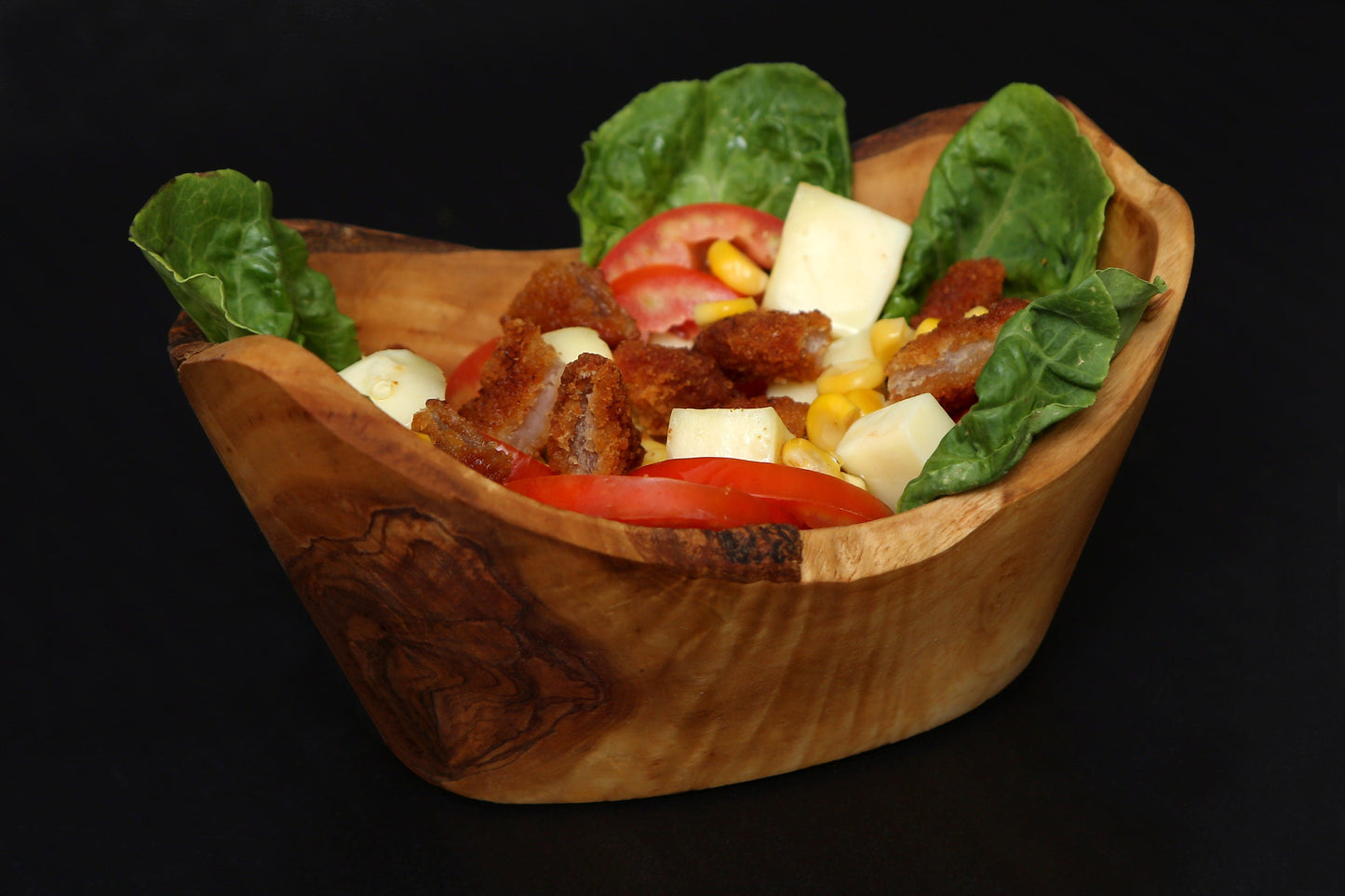 Olive Wood Rustic Hand Carved Bowl 18 cm, rustic bowl, salad bowl, fruit bowl, handmade, gift