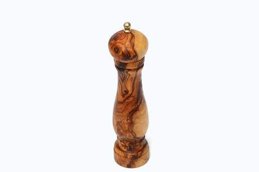 Olive Wood Salt/Pepper Mill | Wooden Spice/Herb/Coffee Grinder
