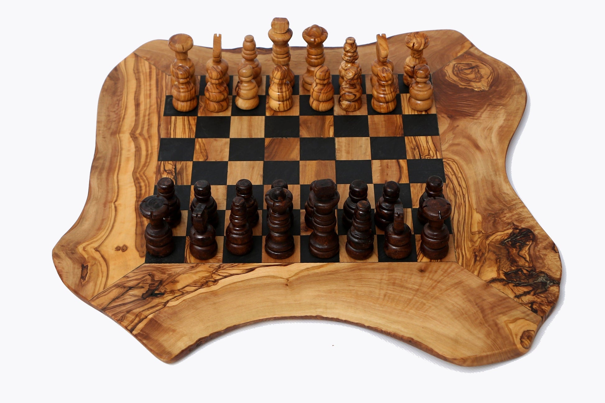 Olive Wood handmade Chess Board, chess set with chess pieces great birthday gift, gift for him , chess lovers, chess game