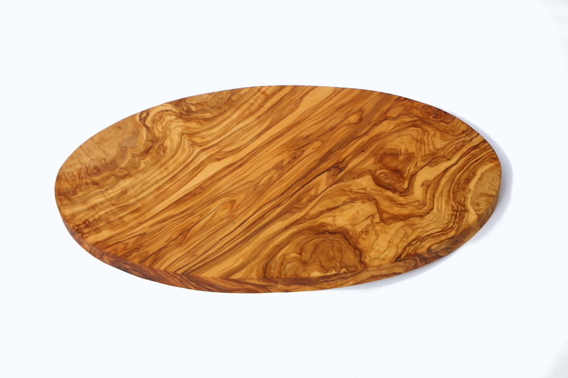 Olive Wood Round Wooden Chopping/Cutting/Charcuterie/Cheese Board Serving Platter | Various Sizes