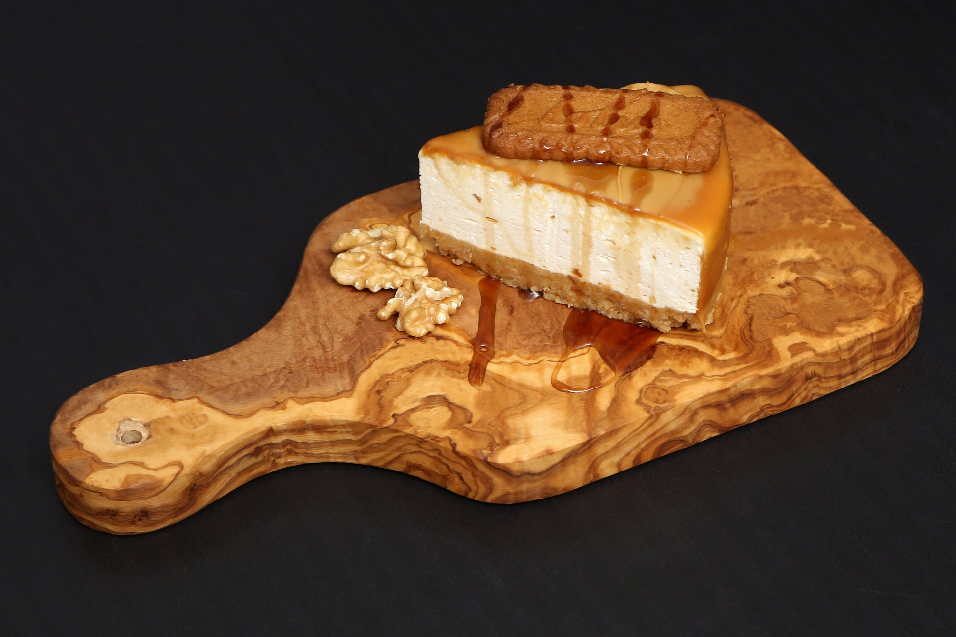 Olive Wood Wooden Charcuterie Serving Board W/ Handle | Various Sizes