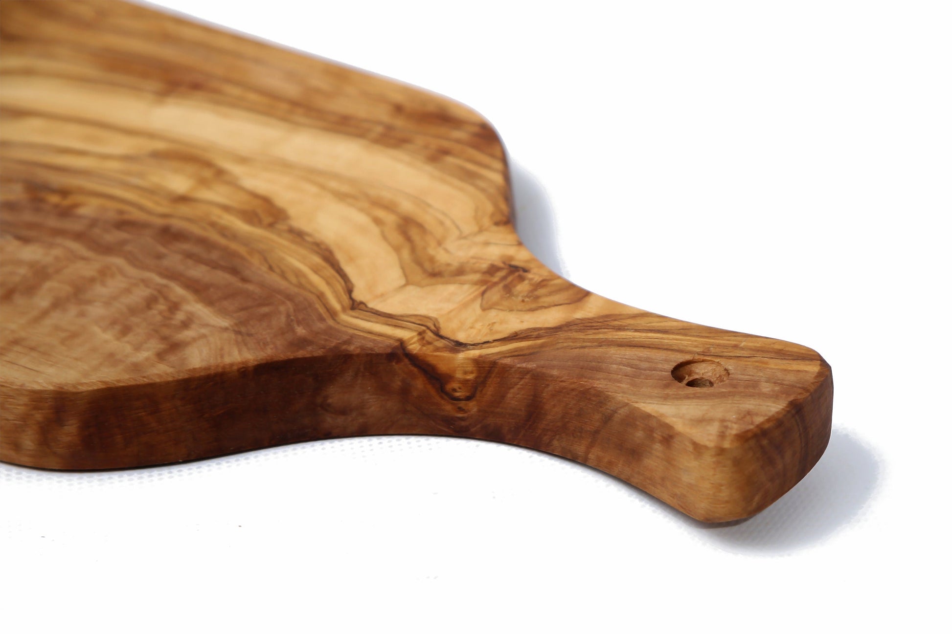 Olive Wood Solid Chopping/Cutting/Charcuterie Board W/ Handle