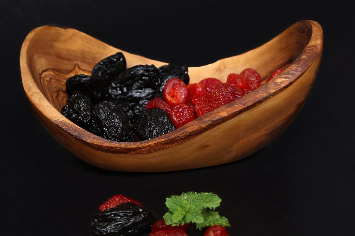 Olive Wood Wooden Fruit Bowl | Irregular Natural Rustic Shape