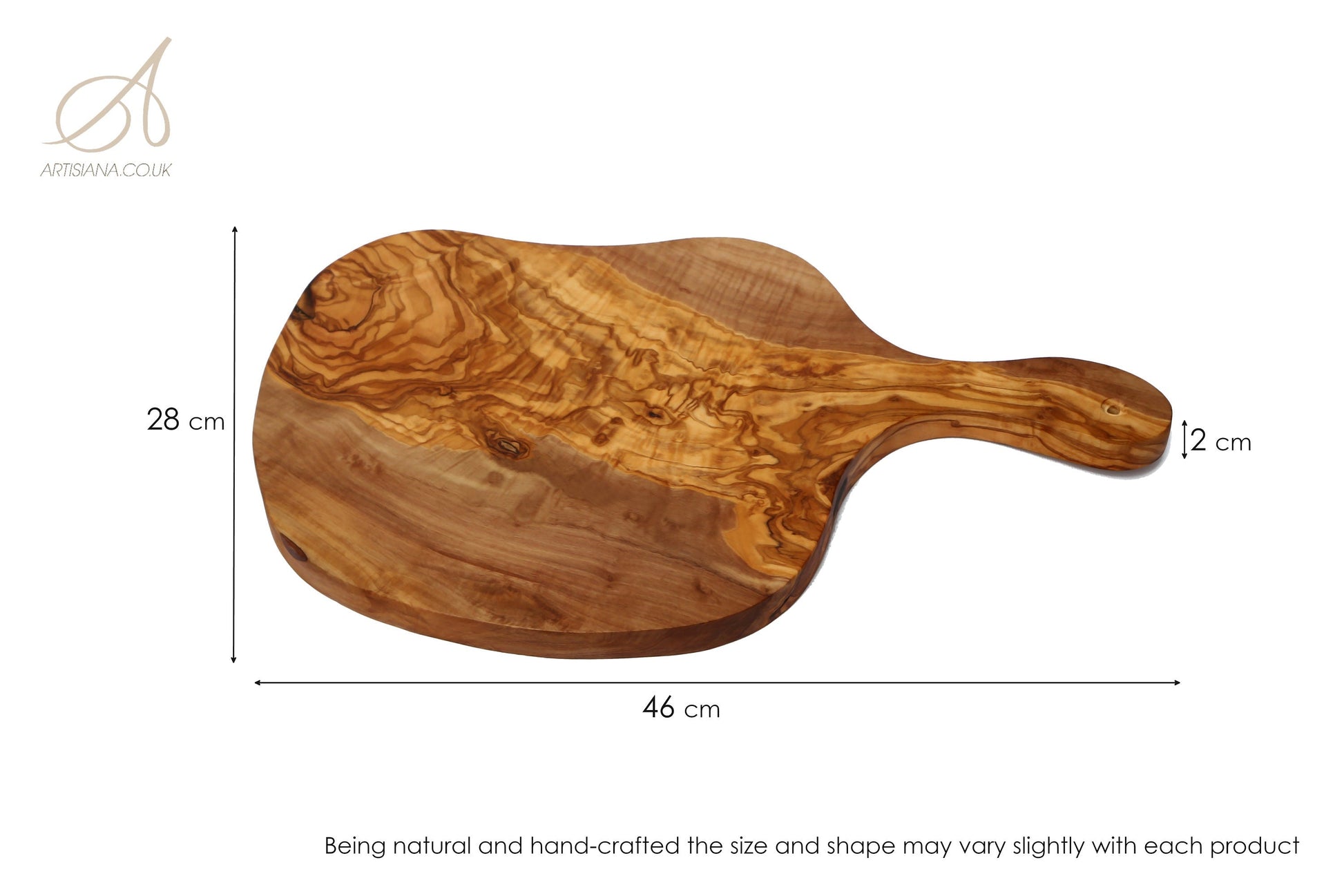 Olive Wood Big Cutting Board with Handle, chopping board, gift for chefs, gift