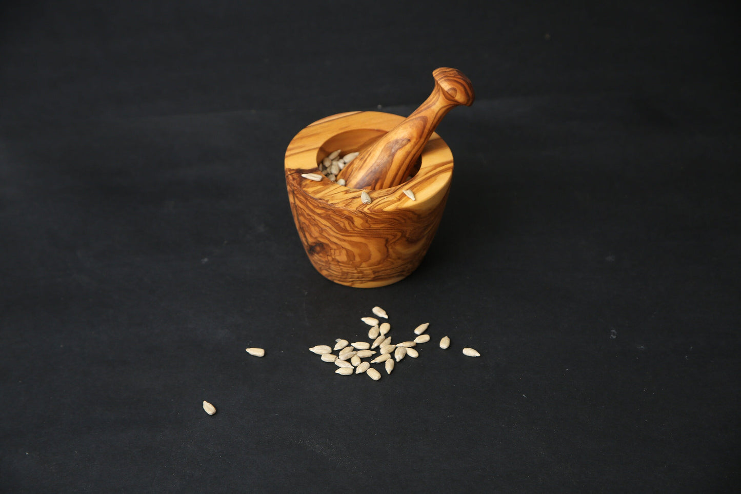 Olive Wood Wooden Pestle & Mortar | Various Sizes | Perfect Culinary Gift