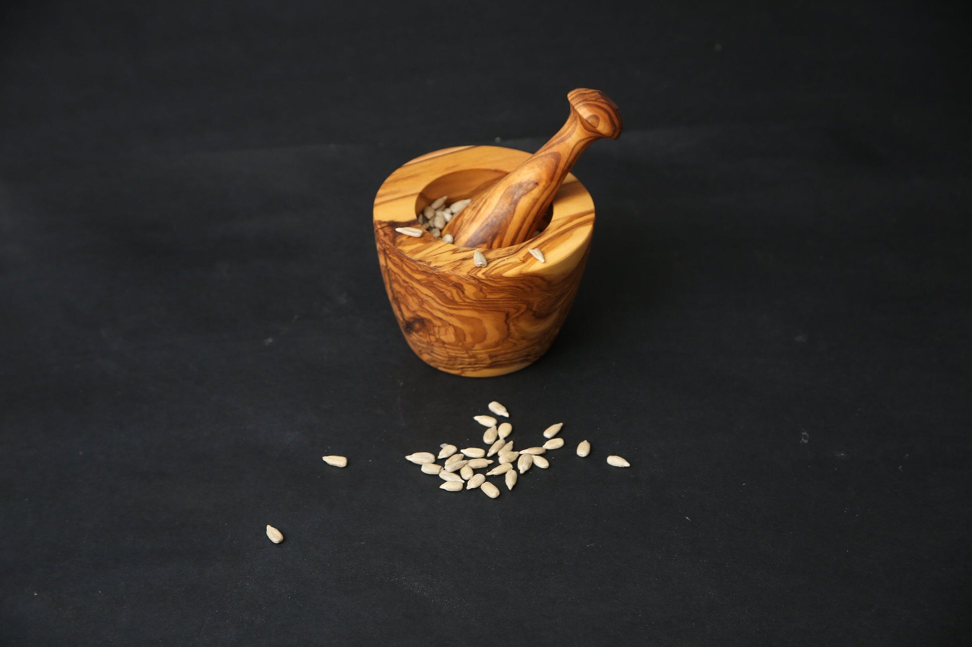 Olive Wood Wooden Pestle & Mortar | Various Sizes | Perfect Culinary Gift