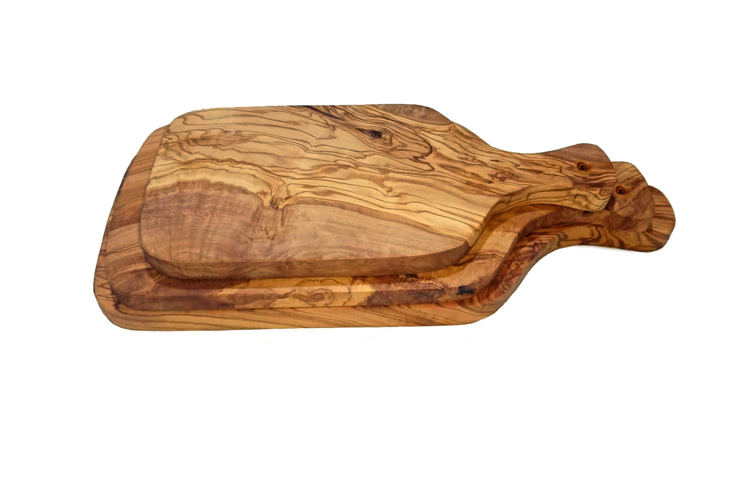 Olive Wood Solid Chopping/Cutting/Charcuterie Board W/ Handle