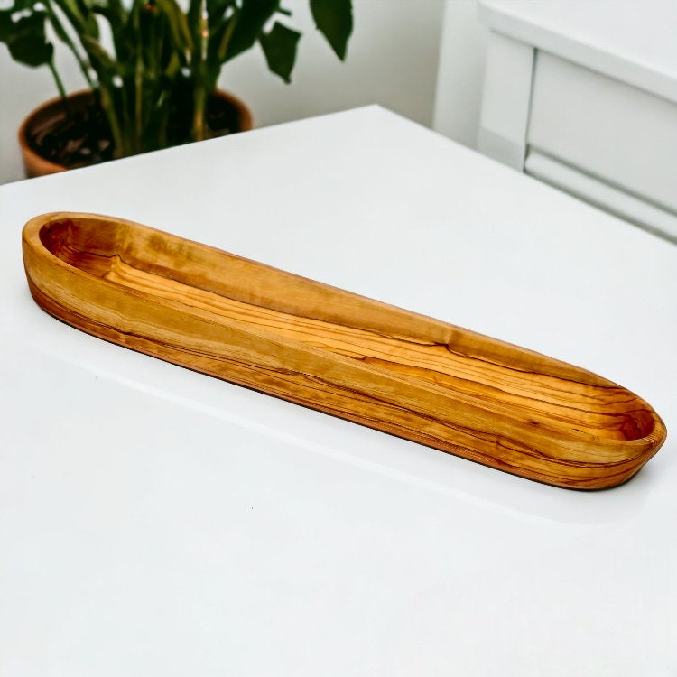 Olive Wood Bread / Multipurpose Tray 30 cm, Sustainably Sourced, Eco-Friendly, handmade, gift