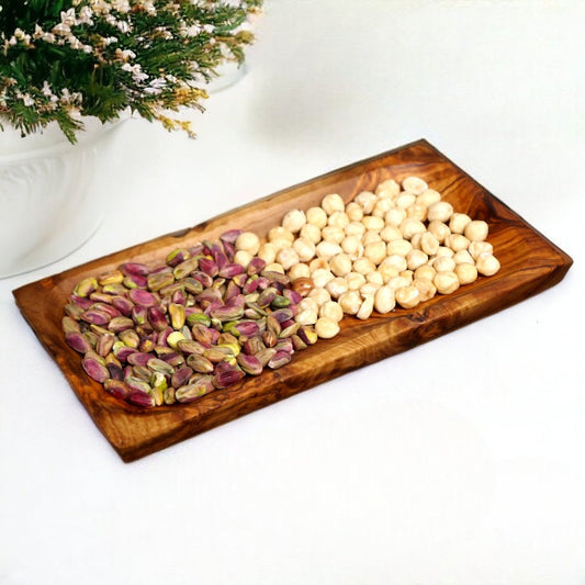 Olive Wood Rectangular Shaped Dish 27 cm, Sustainably Sourced, Eco-Friendly, handmade, gift