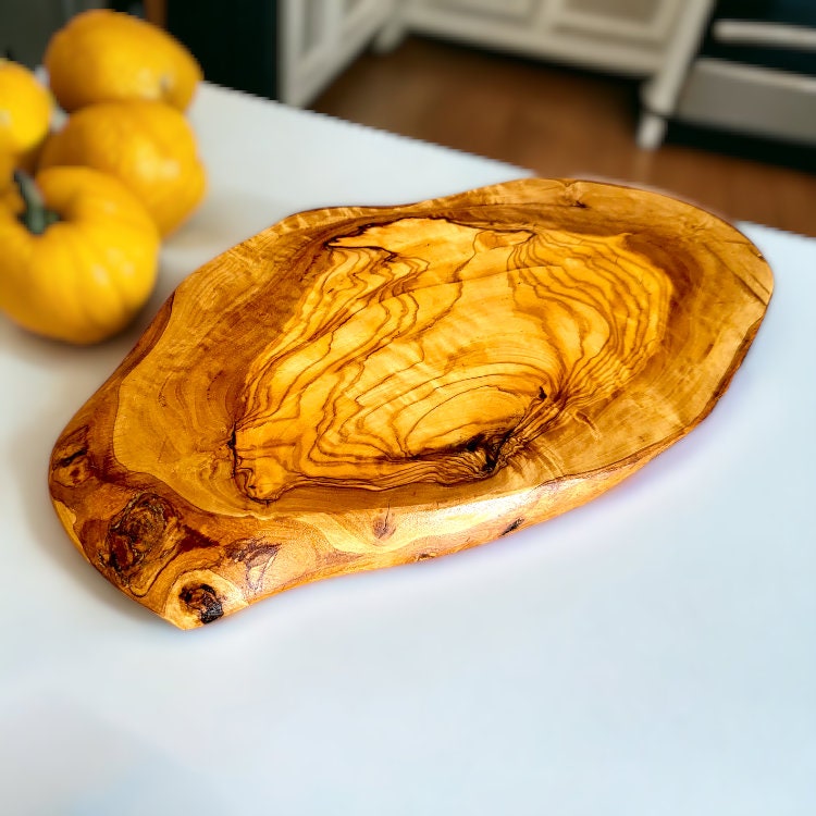 Premium Solid Olive Wood Rustic Charcuterie Cutting/Chopping Board | Various Sizes