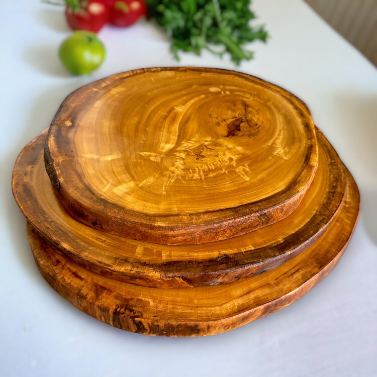 Rustic Round Cutting Board