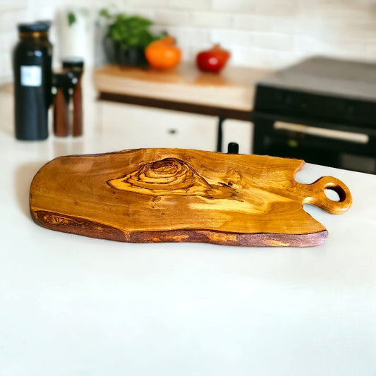 Rustic Cutting Board with Handle