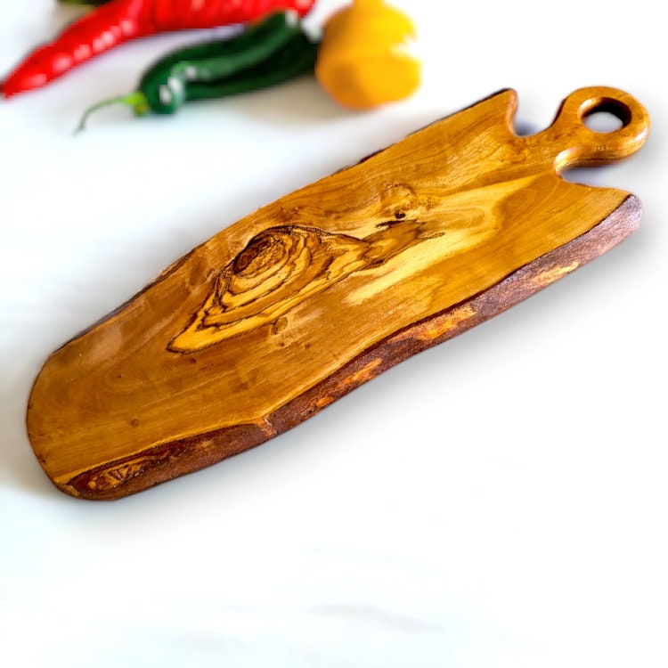 Rustic Cutting Board with Handle